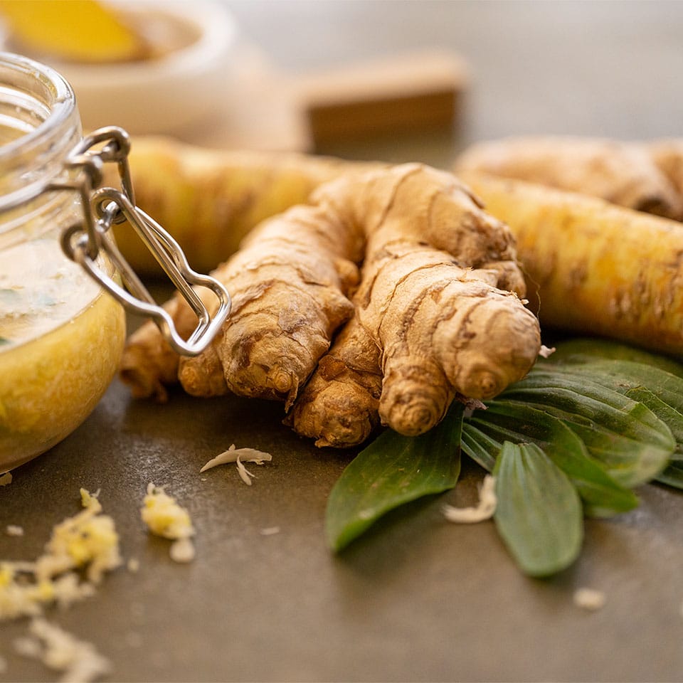 Ginger for cold honey