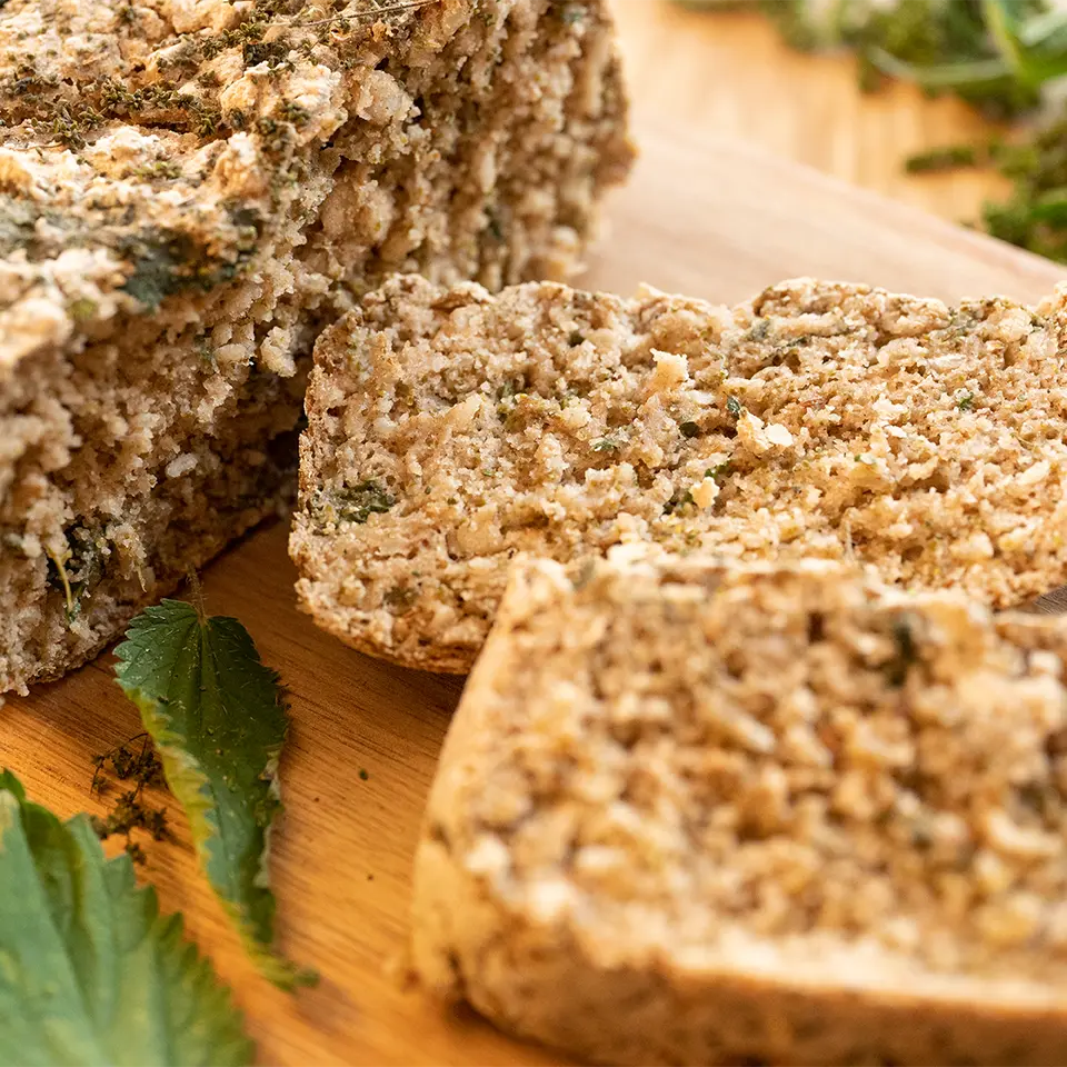 Recipe for gluten-free nettle bread