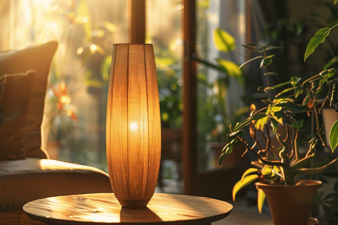 Because the wooden lamp is becoming a natural decorative element Because the wooden lamp is becoming a natural decorative element