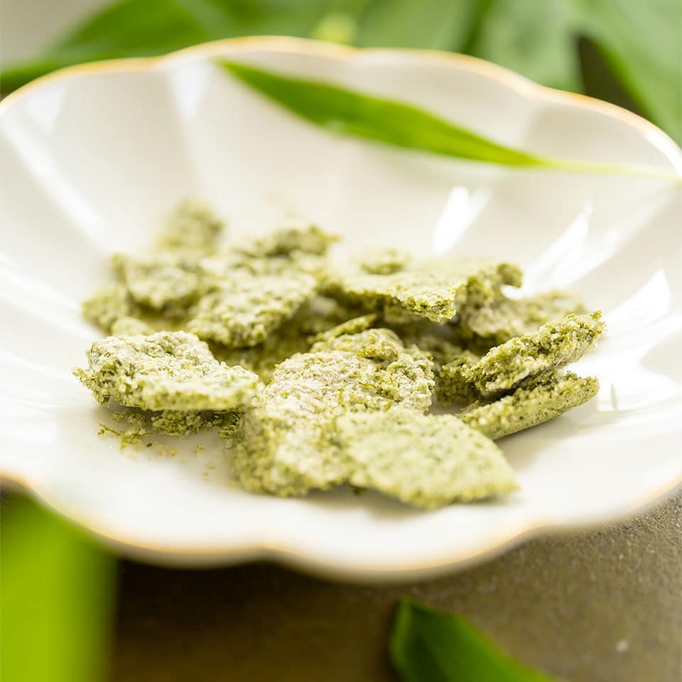 Coarse wild garlic salt