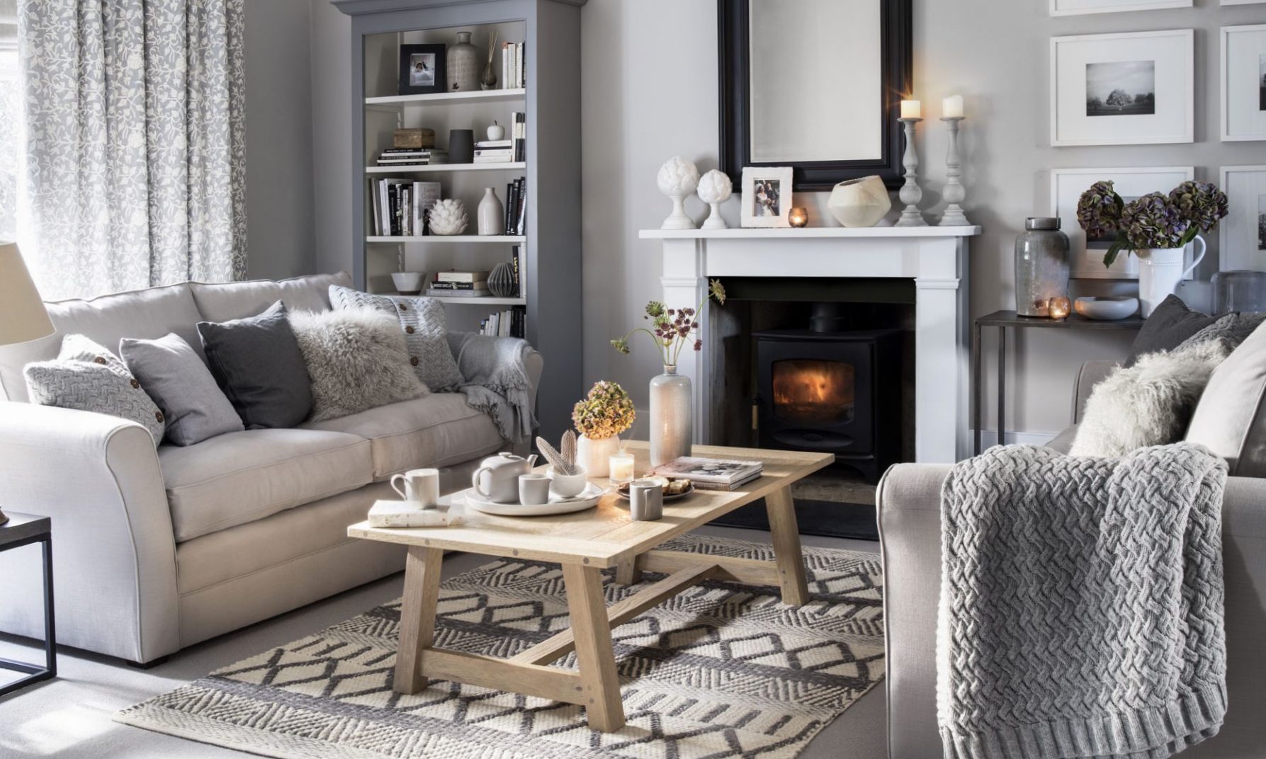 Make your interior cozy for a warm winter